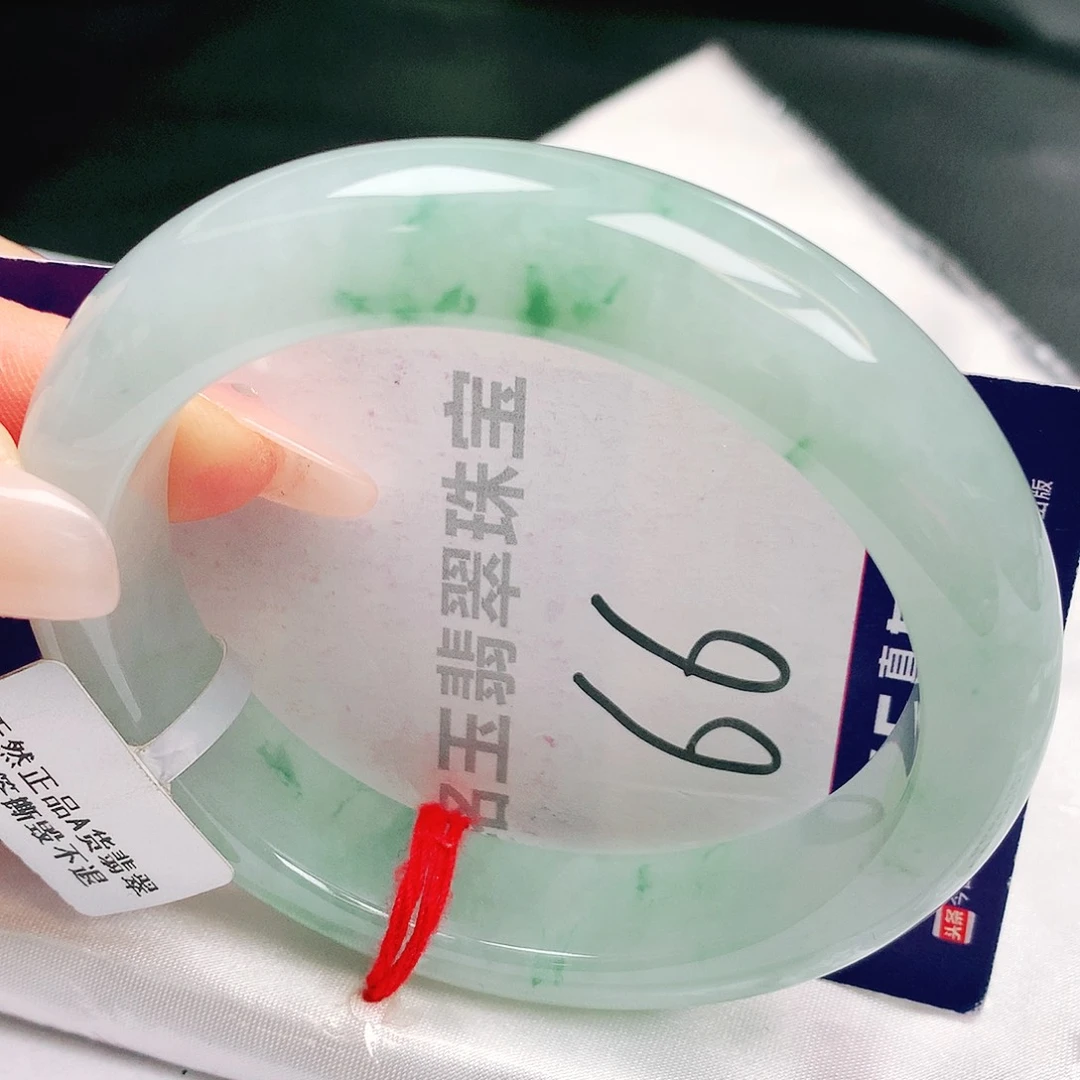 翡翠未镶嵌手镯缅甸天然a货翡翠手镯