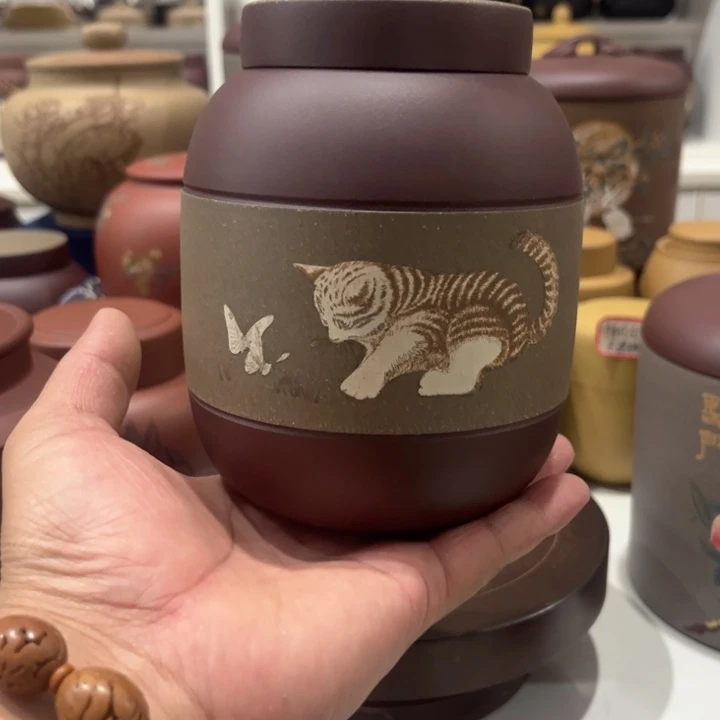 紫砂茶叶罐紫砂茶叶罐