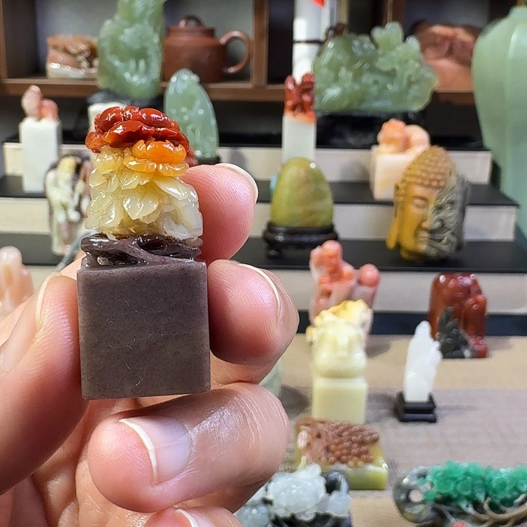 连***湫印石寿山石印章印石1111111