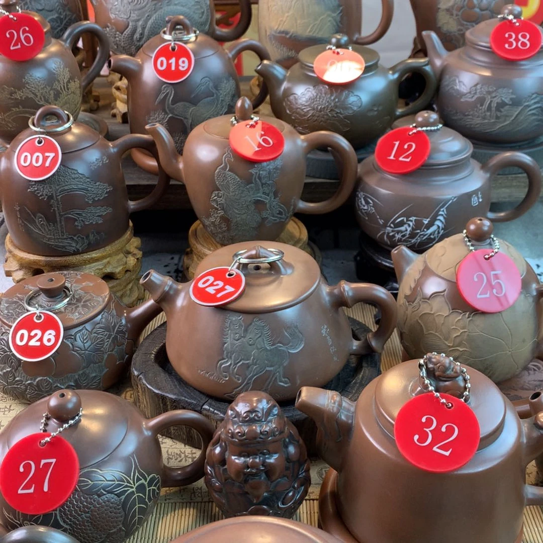 憨**?坭兴陶手工壶仿古