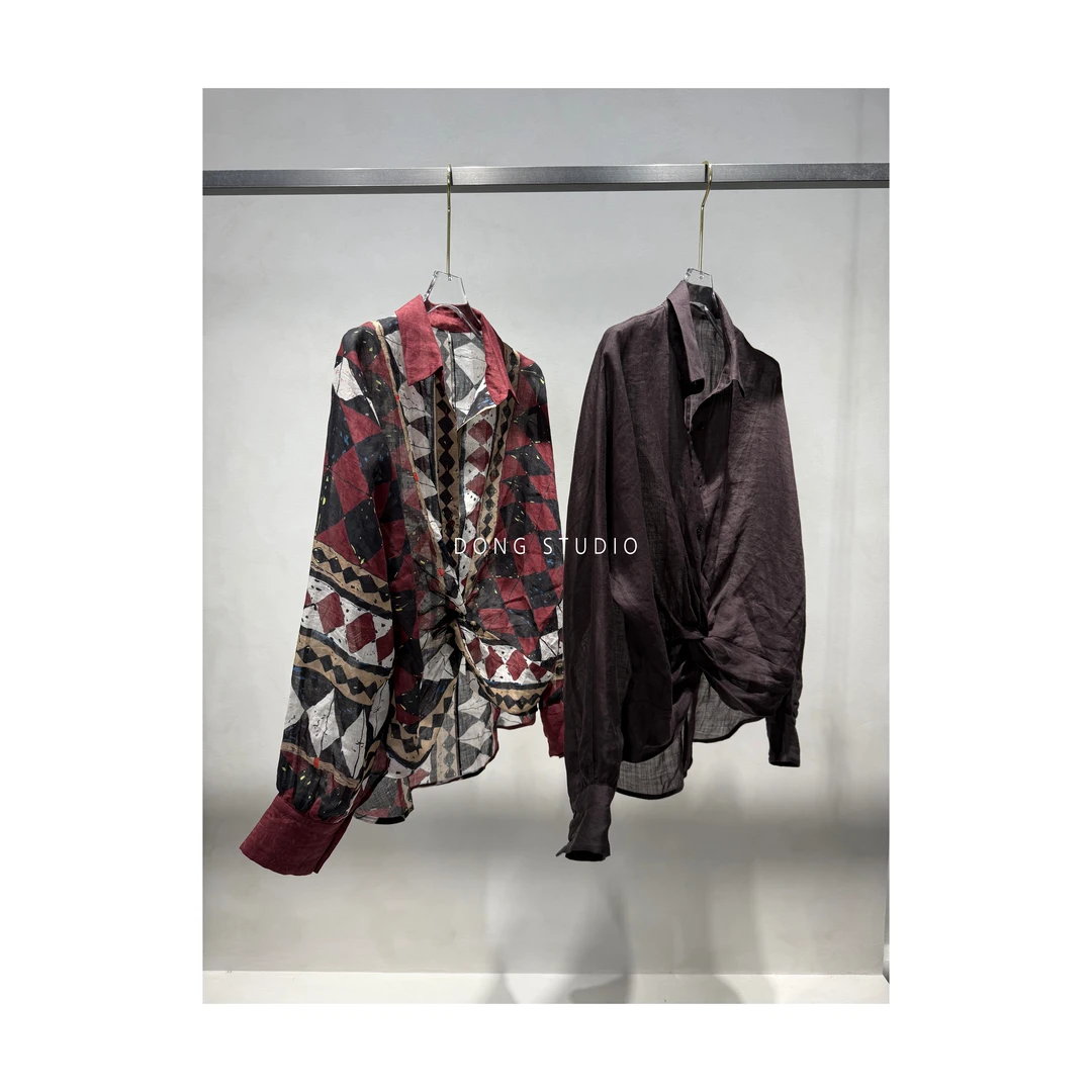 穿衣有品 | 氛围密码 |夏日苎麻衬衫I5580