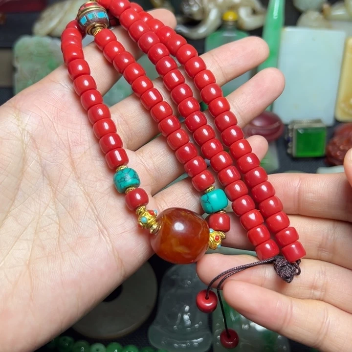 滴血莲花菩提吊坠