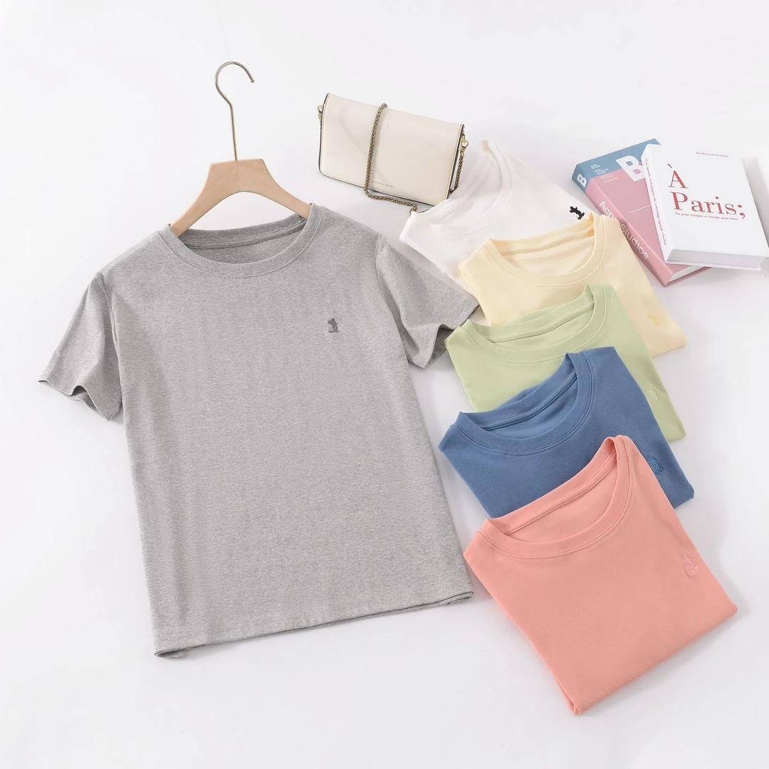 2025春夏新款正肩米奇短袖T恤女上衣打底衫时尚修身显瘦百搭