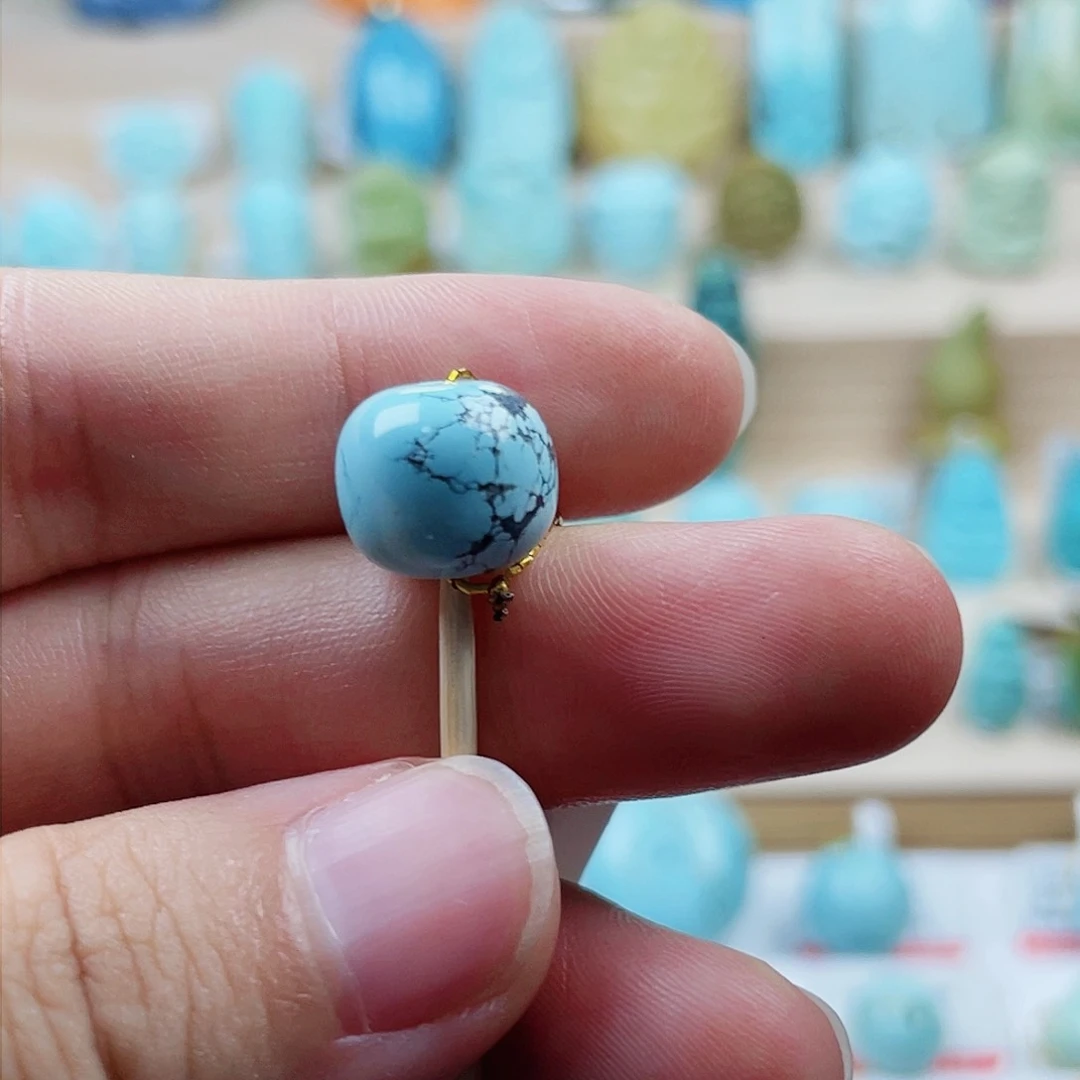 未镶嵌绿松石珠宝奇石配饰卡11