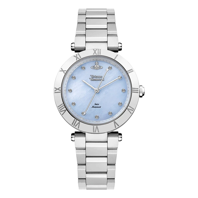 Vivienne Westwood 西太后薇薇安时尚镶钻饰贝母表盘气质女士手表