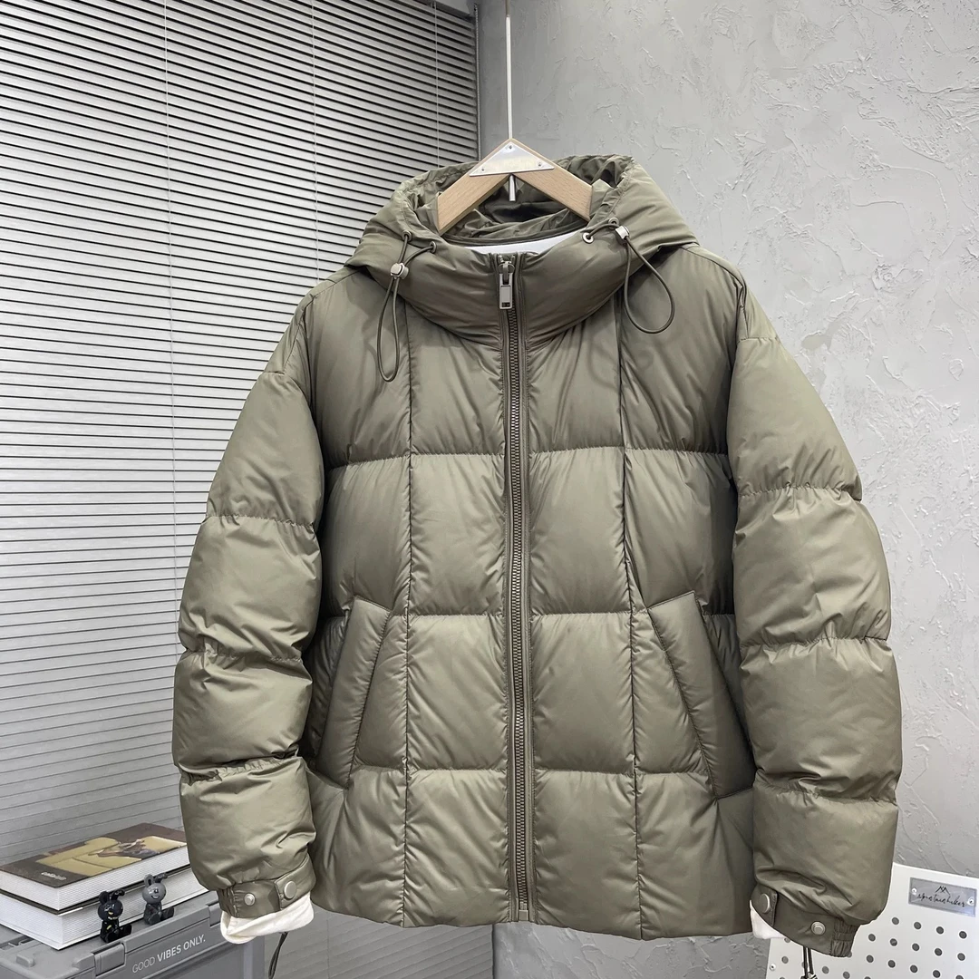 【云朵透气保暖羽绒服】冬款连帽厚款男士羽绒高织高密轻盈保暖外套