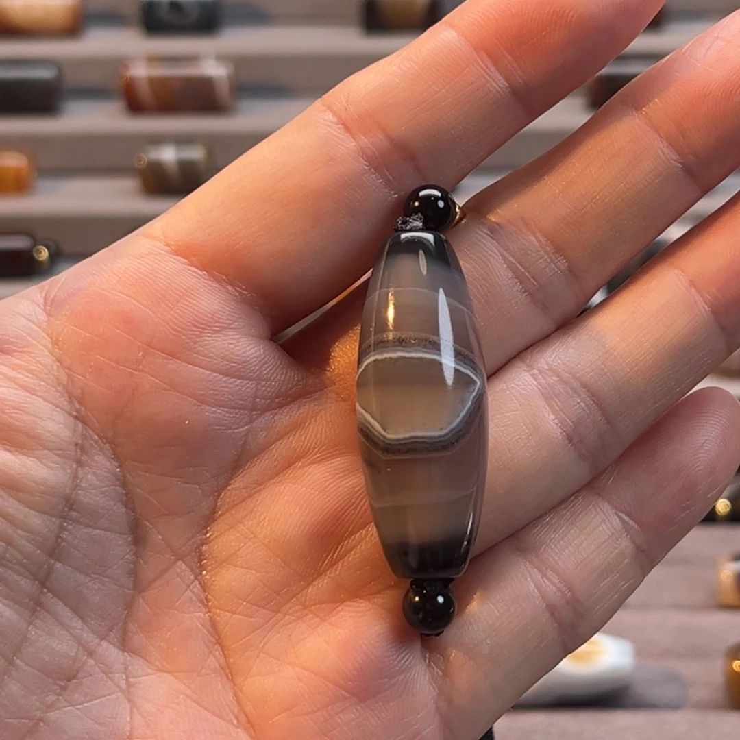 时***e玛瑙/玉髓合金颈饰