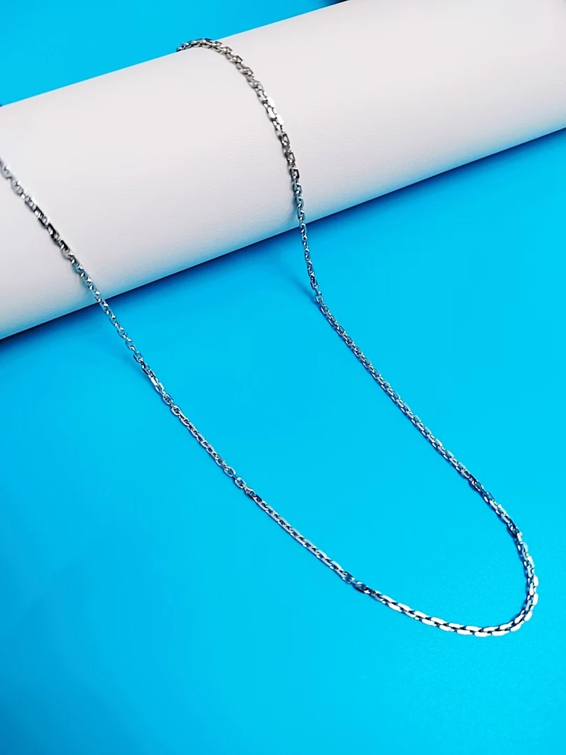 PT950 铂金 密卡链素链卡家链  时尚百搭简约小众