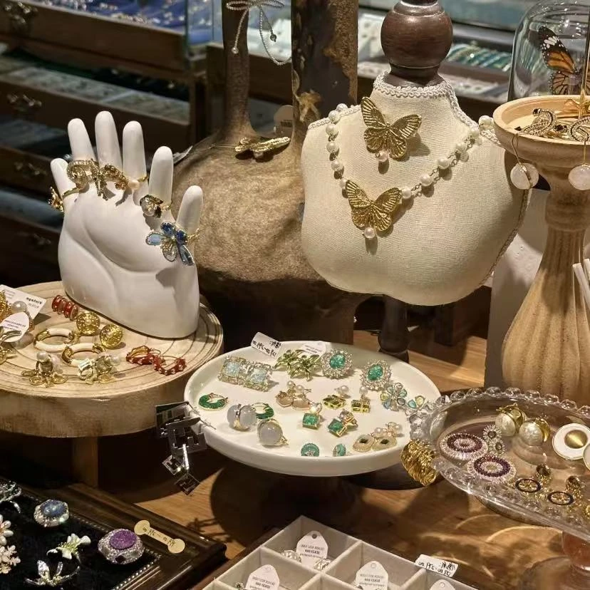 铜合金耳饰 铜合金项链 【粉丝专享】原创定制时尚耳饰项链胸针15