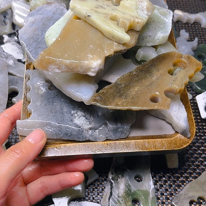 未镶嵌和田玉珠宝半成品乐*