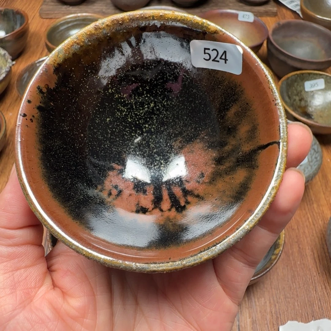 愿***好柴烧建盏茶盏茶杯524
