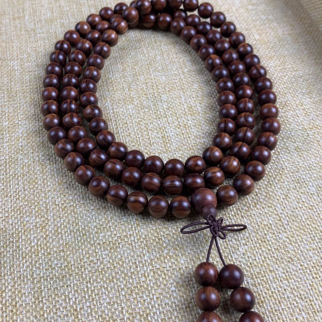 黄花梨/降香黄檀华*生1.0*108珠串