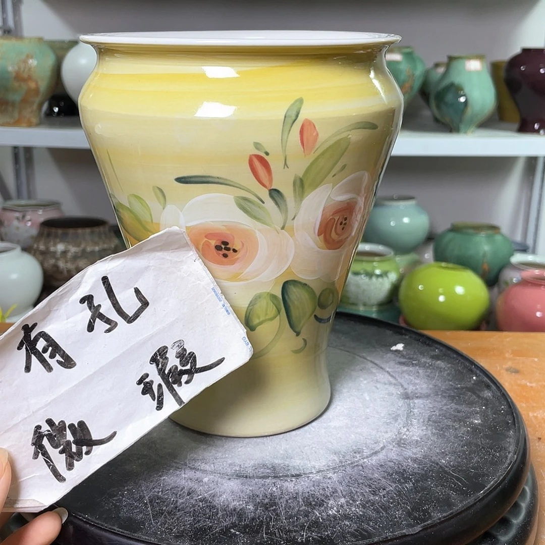 景德镇陶瓷花盆花器微瑕258