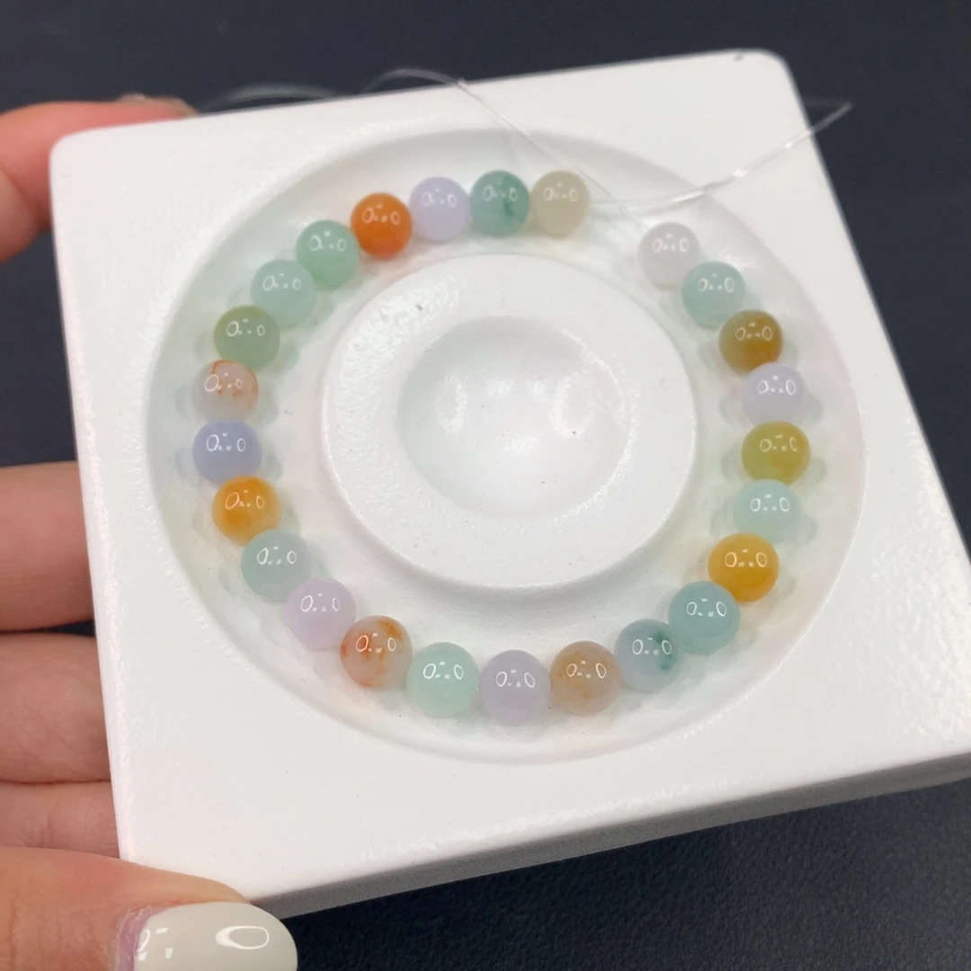 翡翠散珠翡翠散珠DIY手串多样性自发