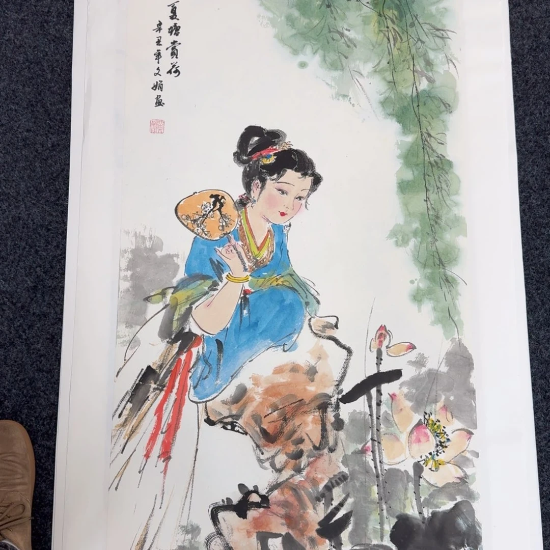 国画纯手绘花鸟山水作品