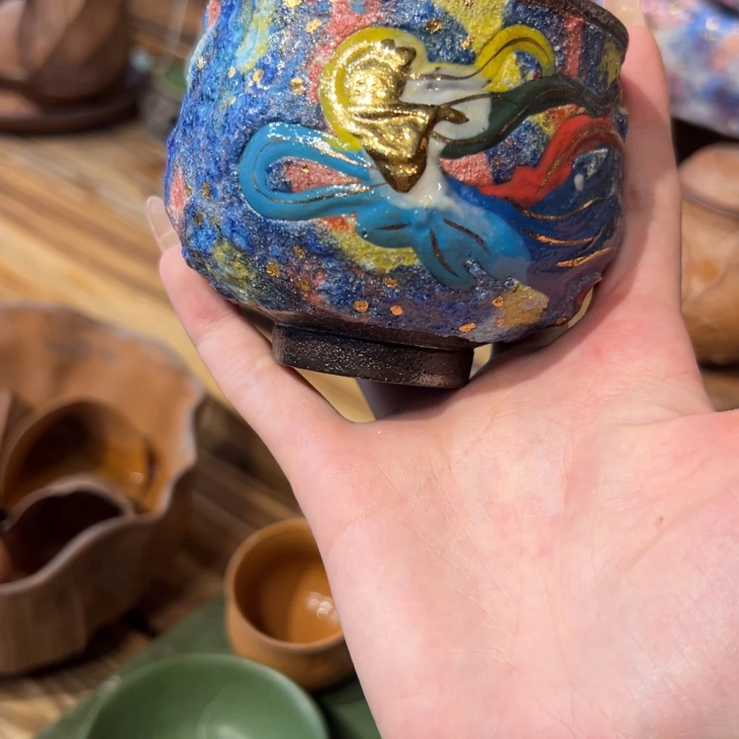 裸烧老岩泥原矿茶具