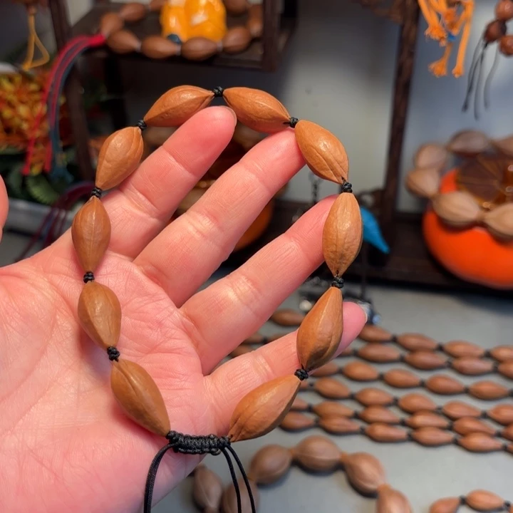 那***啦橄榄核手串/手链小金瓜子单圈1.1尺寸