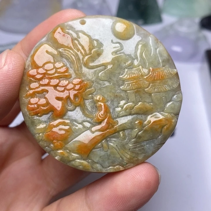 颈饰未镶嵌翡翠翡翠