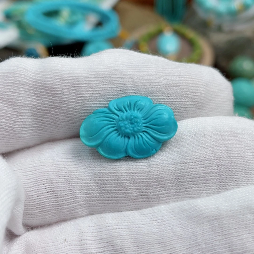 绿松石珠宝奇石未镶嵌