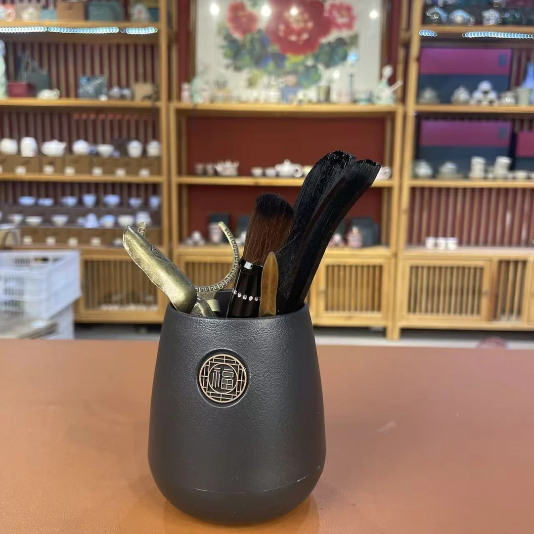 六君子茶道摆件用品