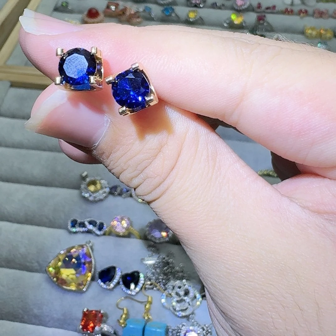 绿水晶戒指银S925镶嵌祥**朵