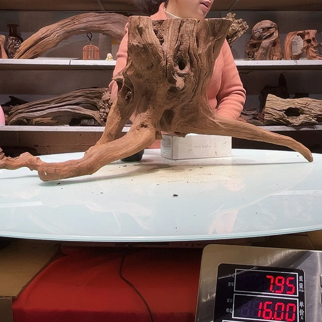 紫砂镂空不****士紫柚沉木1858