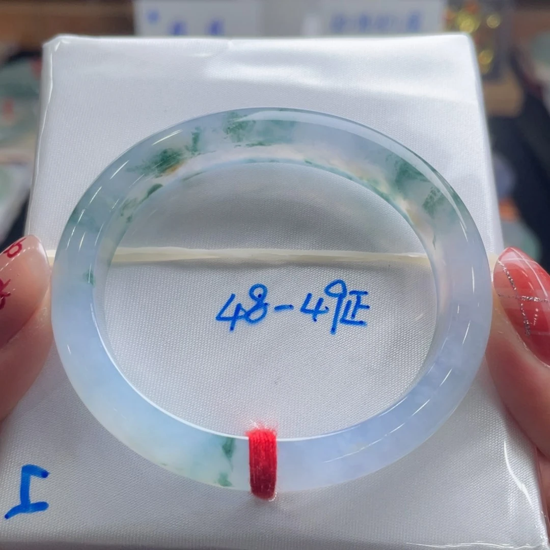 翡翠手镯未镶嵌50.5贵妃