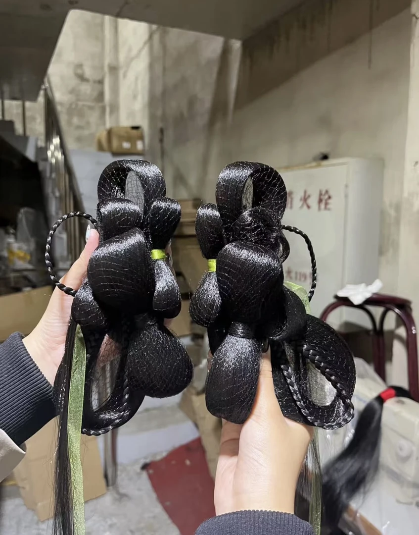 古装一体式懒人发包全发丝 妙妙同款小发髻~嘎嘎仙儿