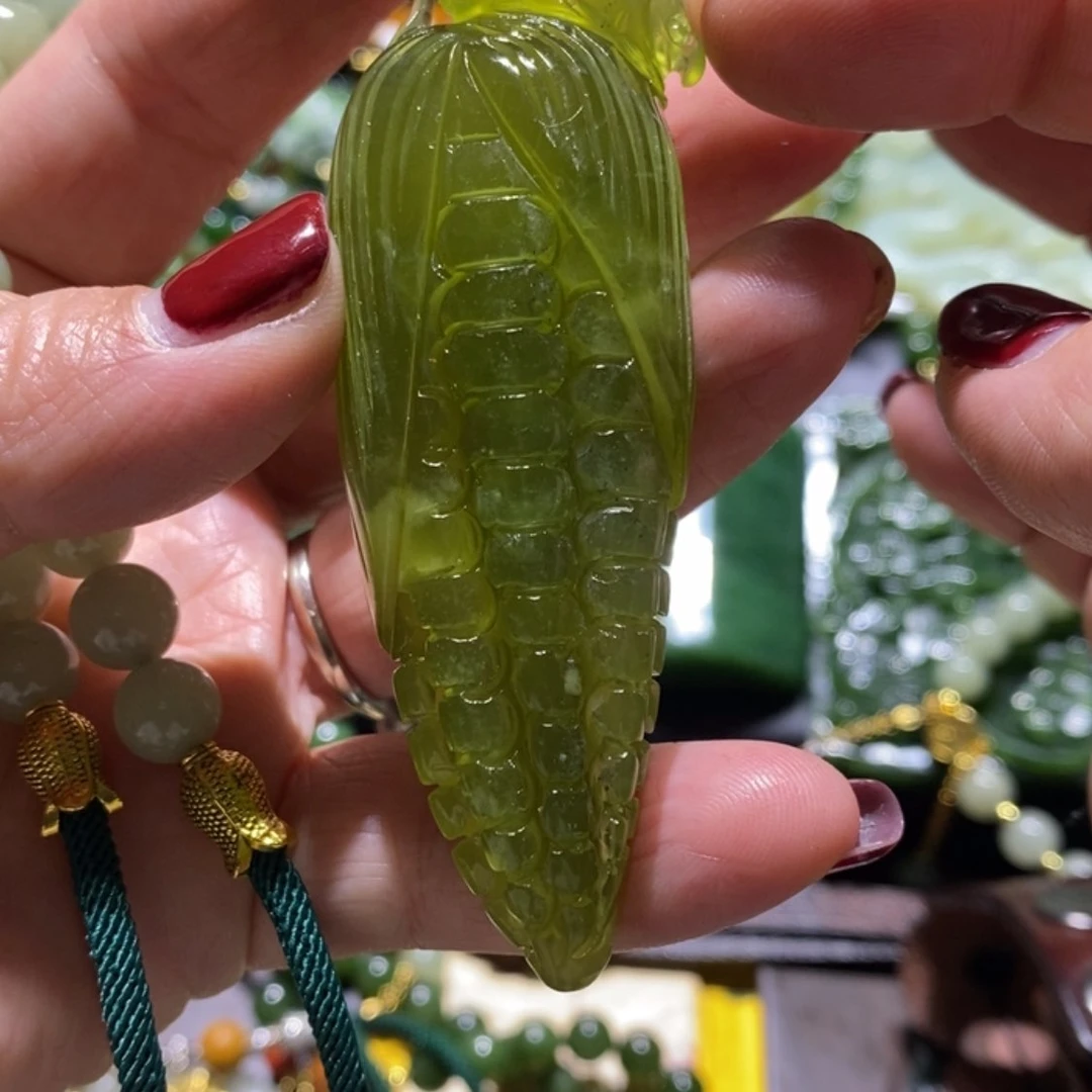 【闪购商品】岫玉毛衣链未镶嵌