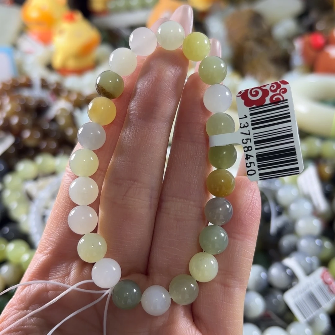 和田玉未镶嵌手串29