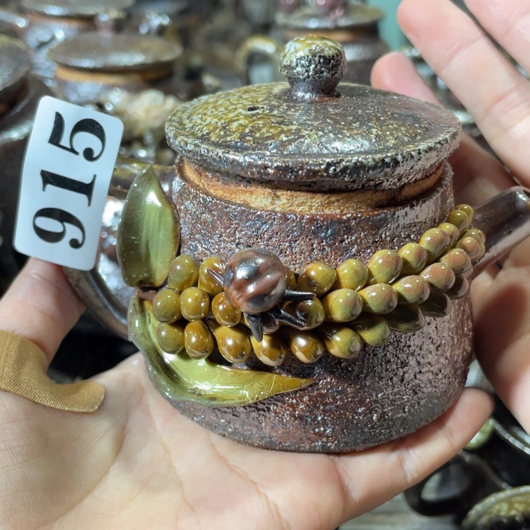 陶纯手工柴烧茶壶茶具