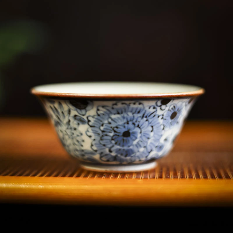 纳兰-万花撇口杯（50ml）（朴杯0224）