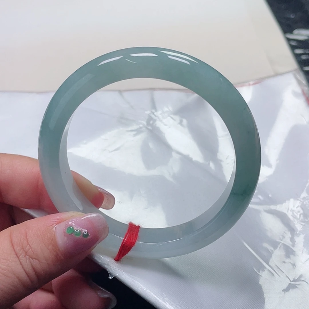 未镶嵌手镯翡翠缅甸翡翠手镯56圈