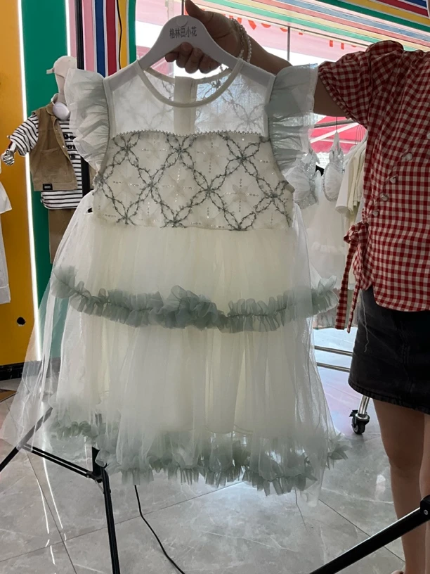 45917女童气质公主仙女风甜美裙