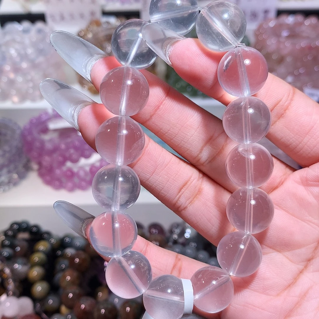 未镶嵌手链水晶奶白晶14