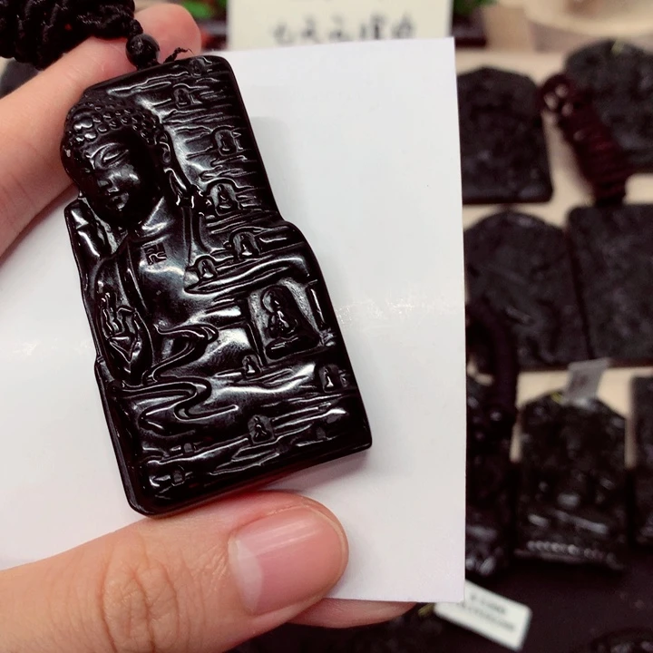 天然a货钢琴黑挂件