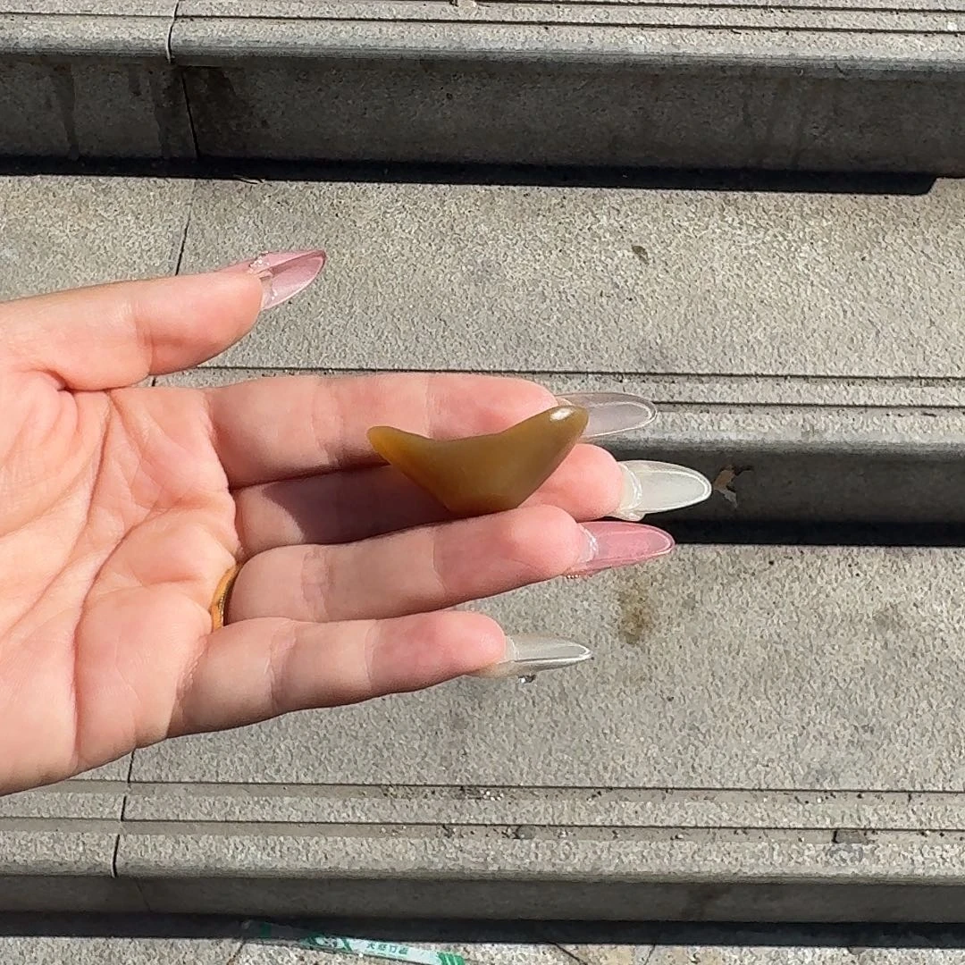 未镶嵌和田玉颈饰新疆且末金山糖