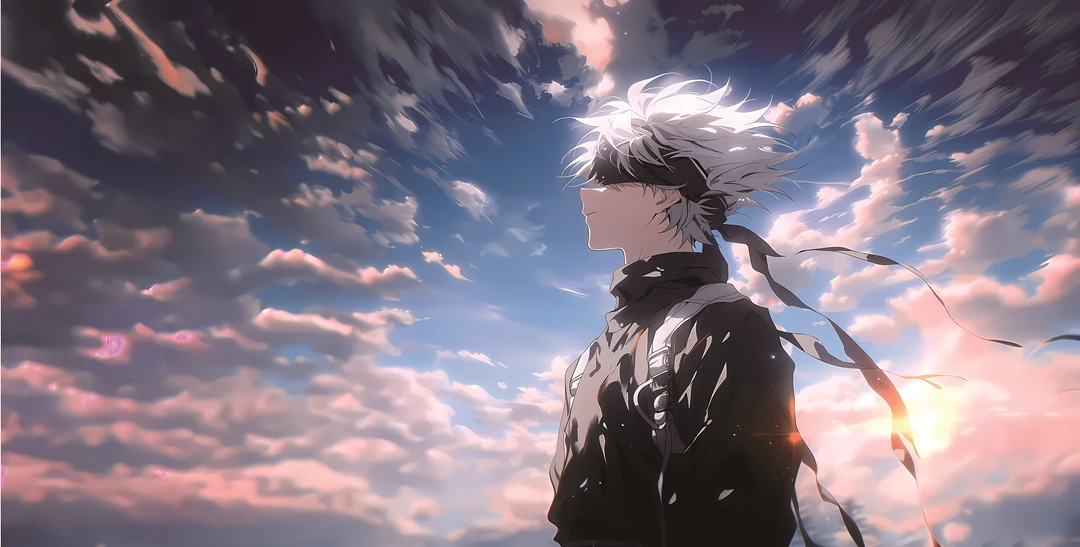 天空五条悟40*80装饰画D011