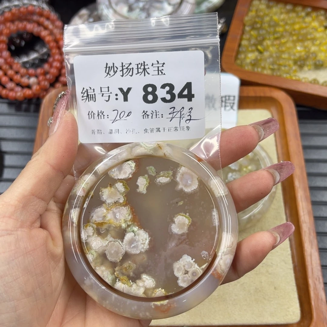 硅化珊瑚（珊瑚玉）瑕未镶嵌糖**甜