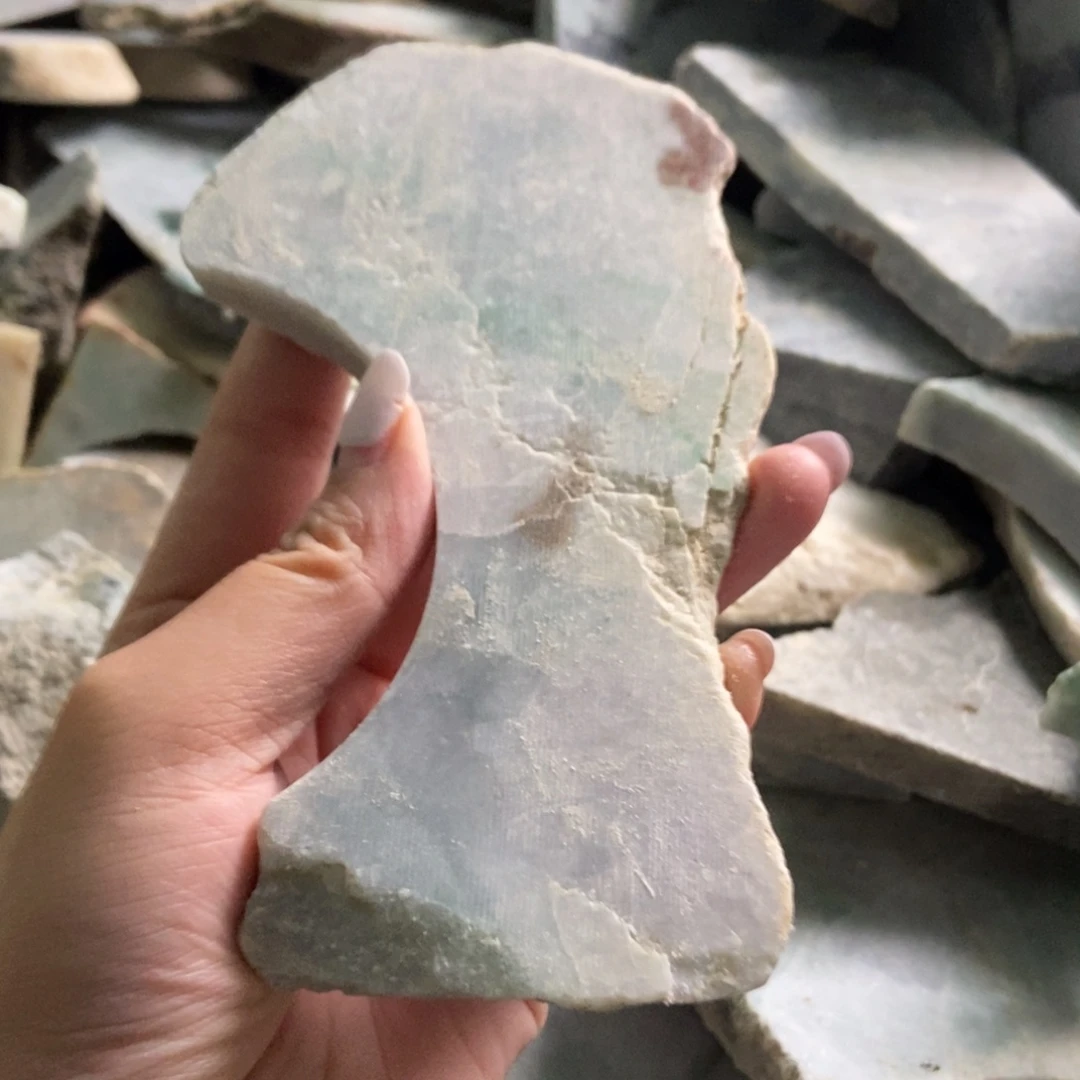 翡翠未镶嵌挂件天然翡翠