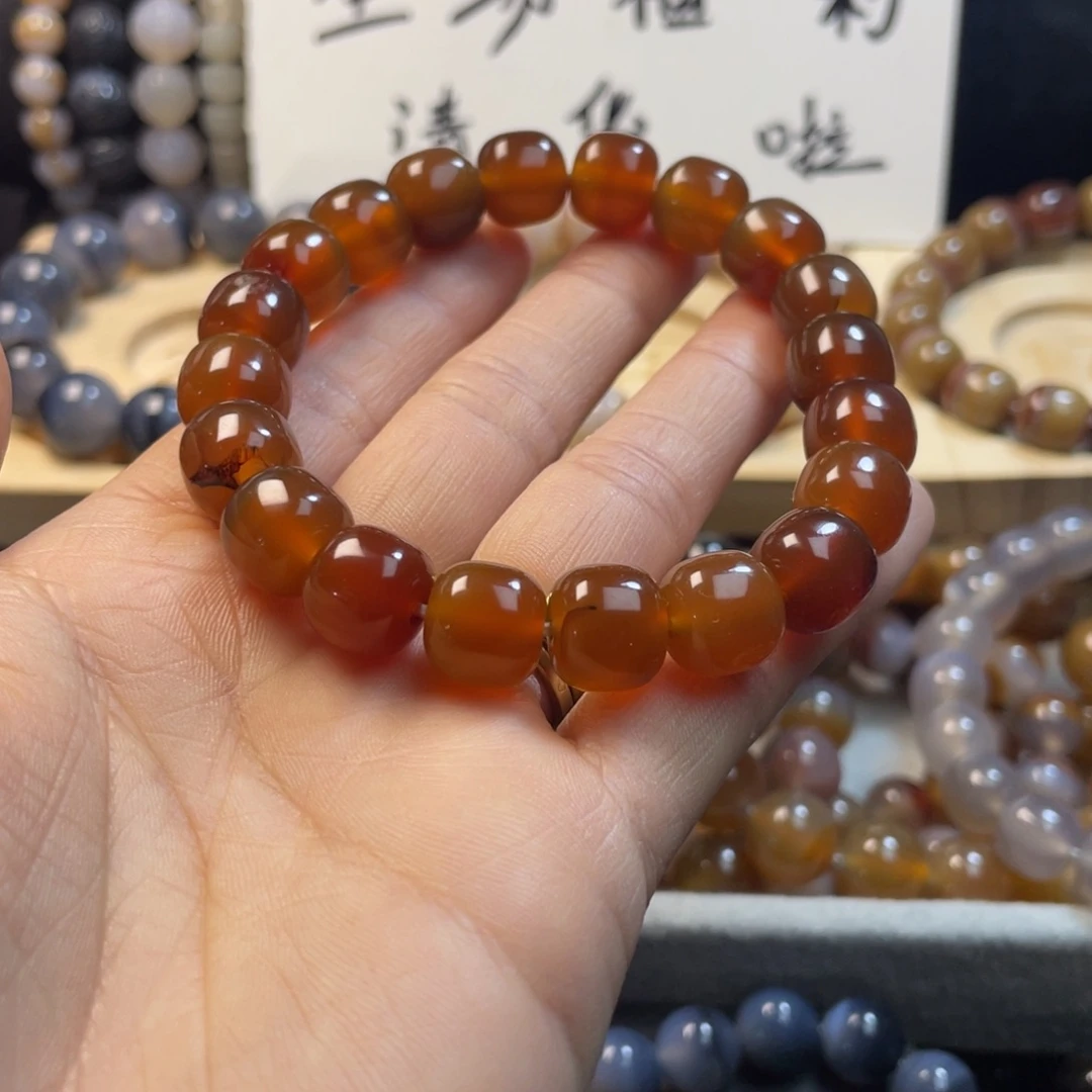 玛瑙/玉髓未镶嵌手链