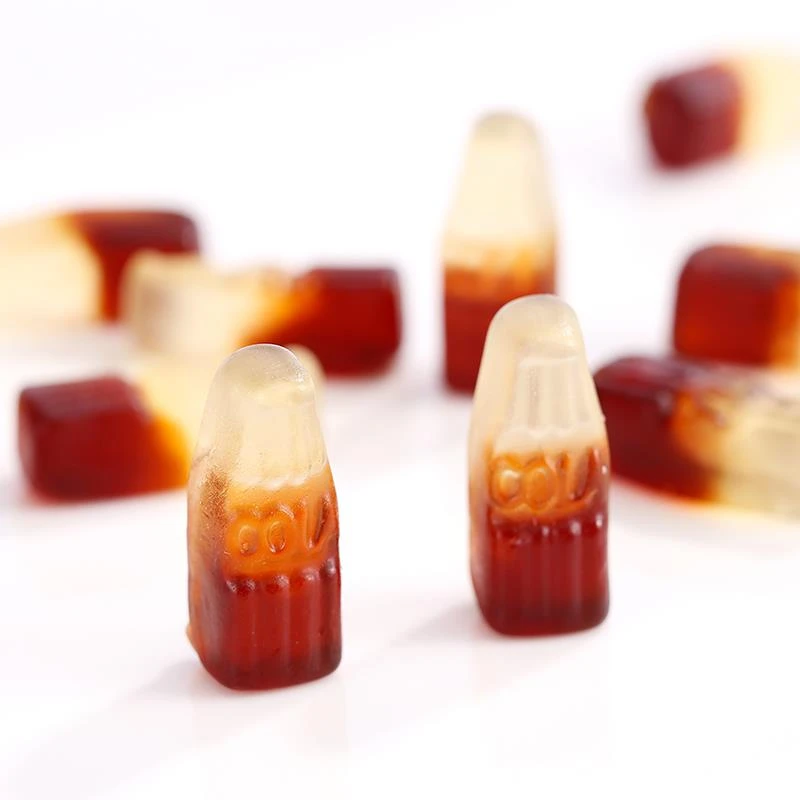 旺仔qq糖可乐蜜桃汽水味橡皮软糖节奖励小零食喜糖果