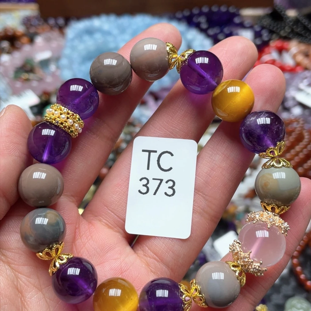 水晶手串未镶嵌多样性