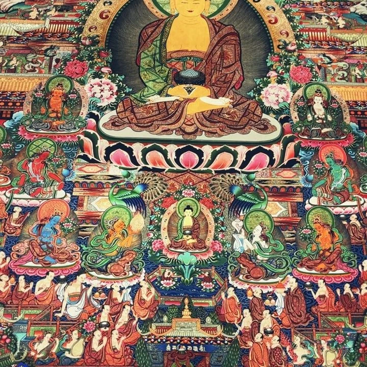 装裱画唐卡绘画作品