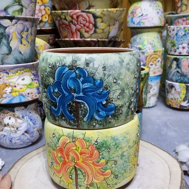 景德镇艺术手绘作品