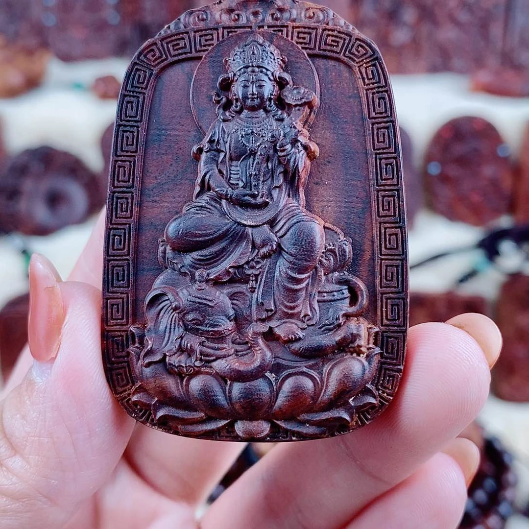 简***单黄花梨/降香黄檀吊坠