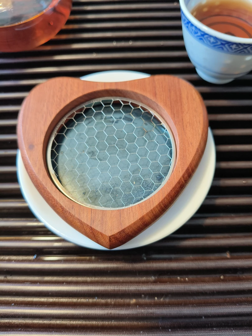 香炉爱心花梨木香炉适用2小时盘香（不含香）