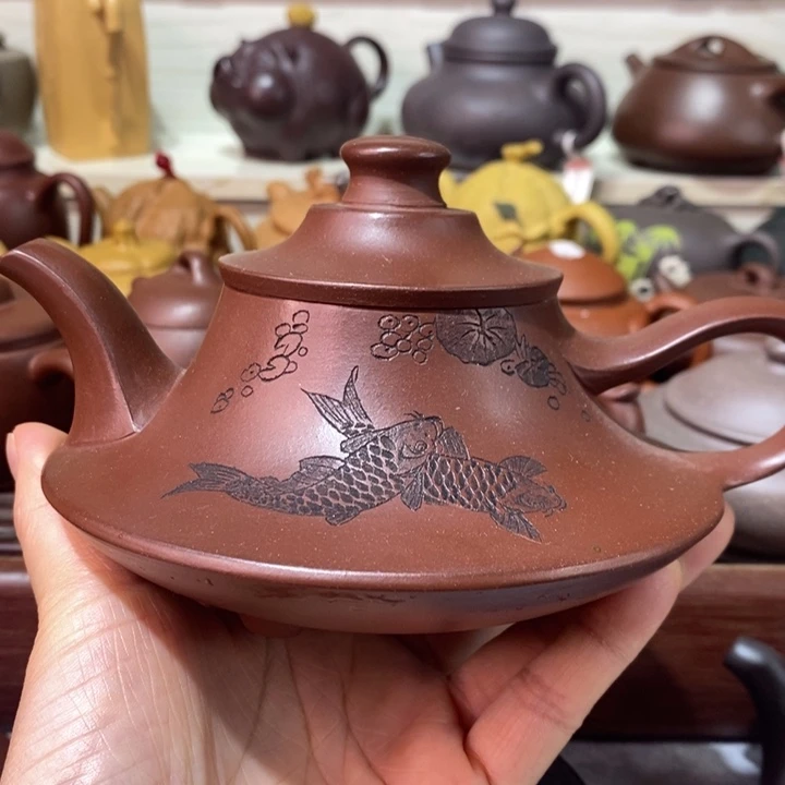 茶壶紫砂微瑕处理一把