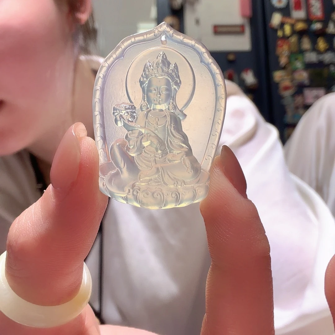 岫玉未镶嵌大势至