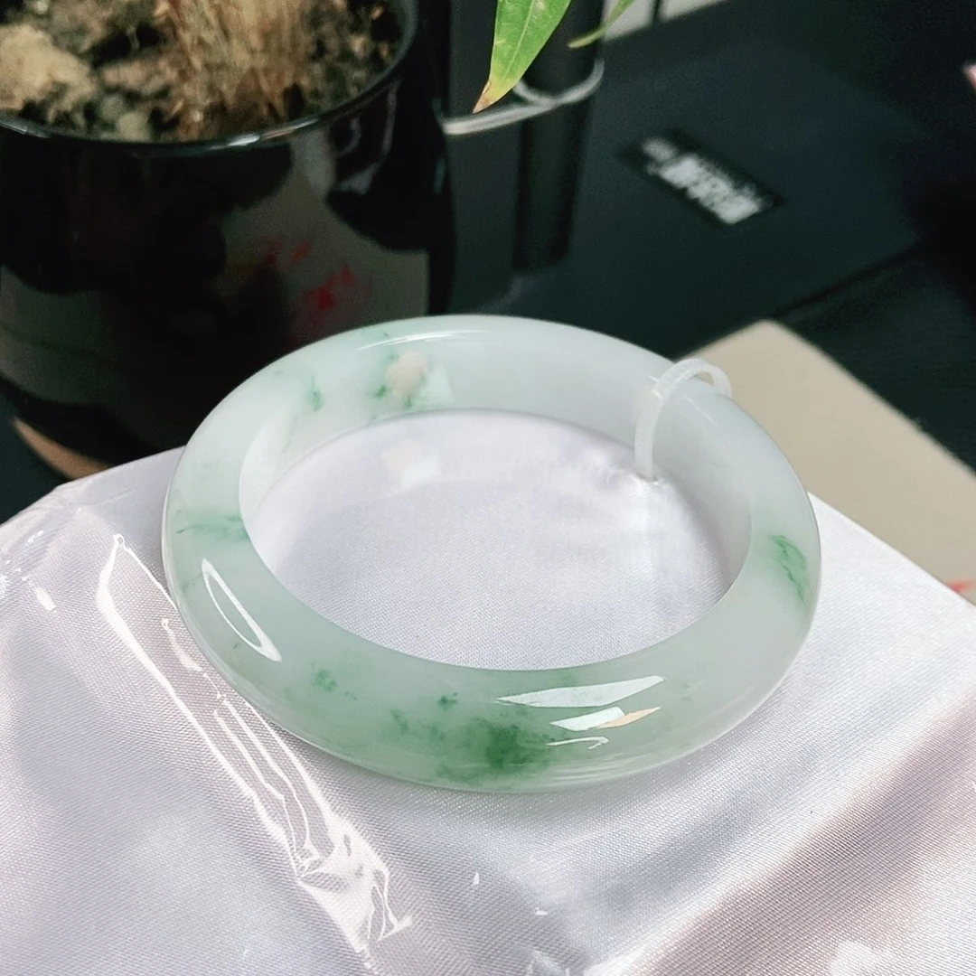 未镶嵌手镯翡翠正圈56